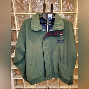 Vintage Motorcraft Racing Jacket Men’s XL Aztec Lined Green 90s Ford Canada